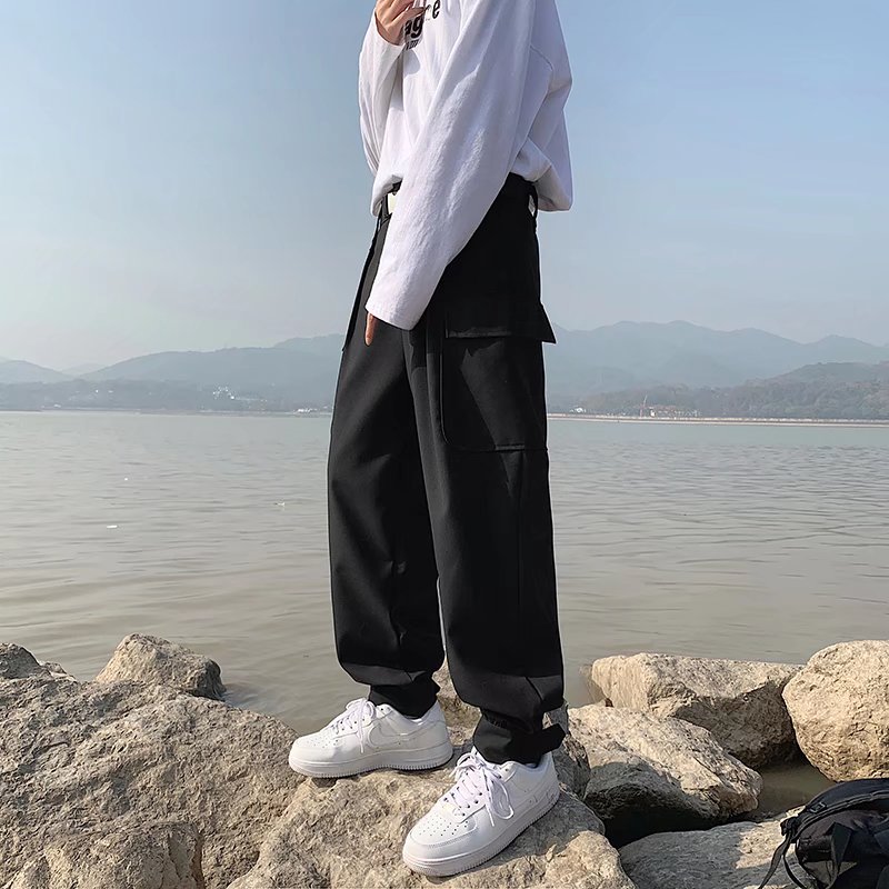 2025春秋季青春流行原宿潮流宽松时尚潮牌运动裤长裤百搭F63-P40,女装休闲裤,星座1703A-1