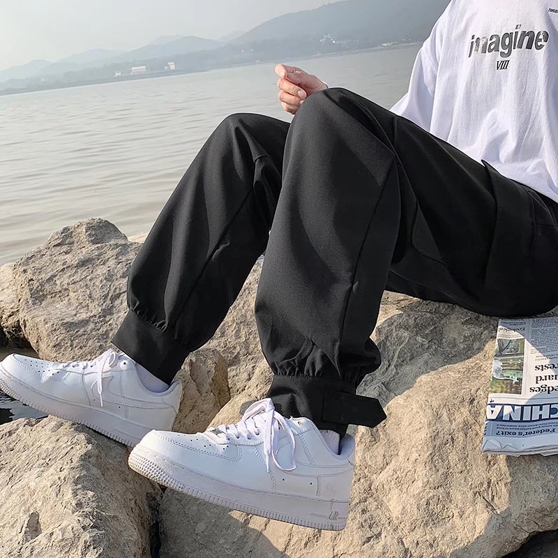 2025春秋季青春流行原宿潮流宽松时尚潮牌运动裤长裤百搭F63-P40,女装休闲裤,星座1703A-1