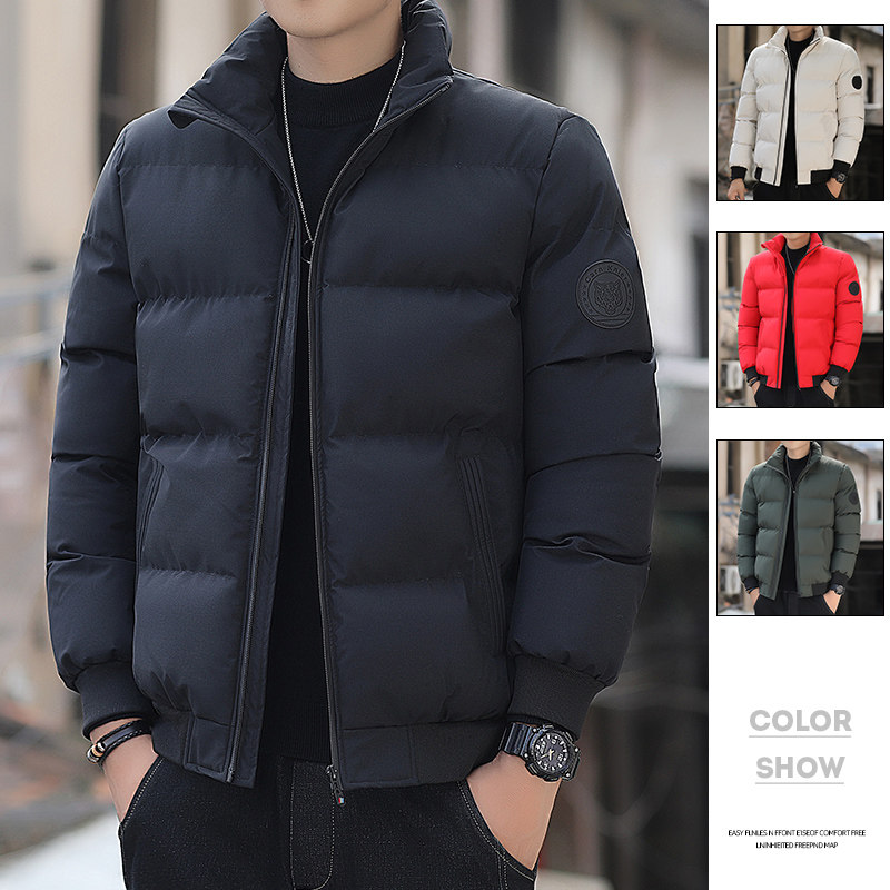 2025冬装棉衣男外套大码青年潮流加厚保暖时尚立领棉服M947-P38,男装棉衣,星座1703A-1
