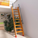 简约时尚 实木阁楼楼梯整体木梯子家用室内爬梯定制登高梯隔层楼梯