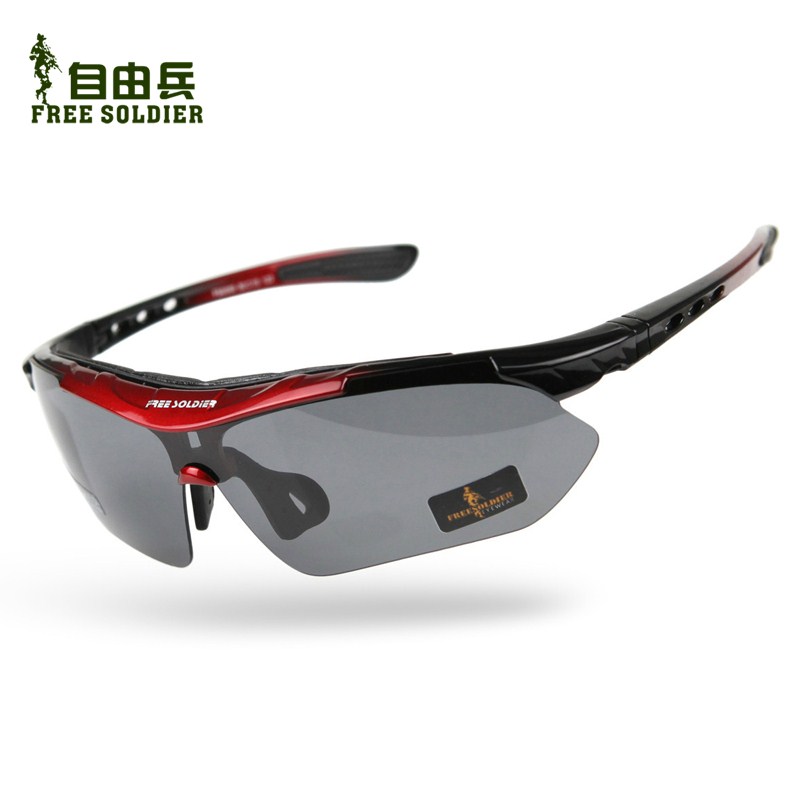 Lunettes de soleil sport neutre FREE SOLDIER - polarisant - Ref 1223992 Image 1