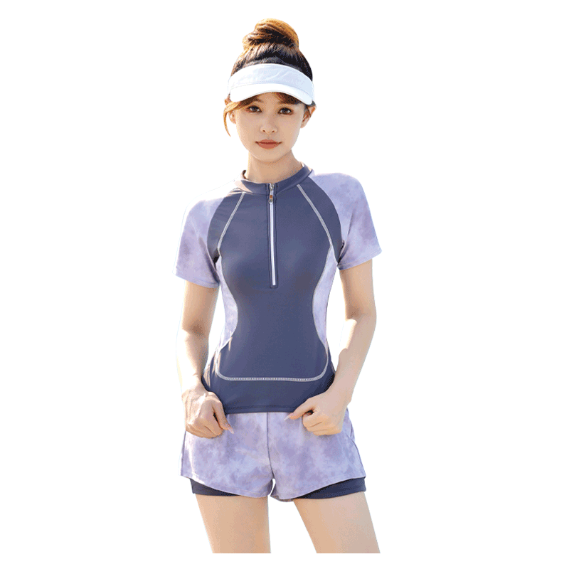 羽克女高级感分体泡温泉泳衣