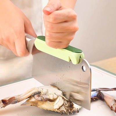 菜刀刀背护手器切菜助力刀帽