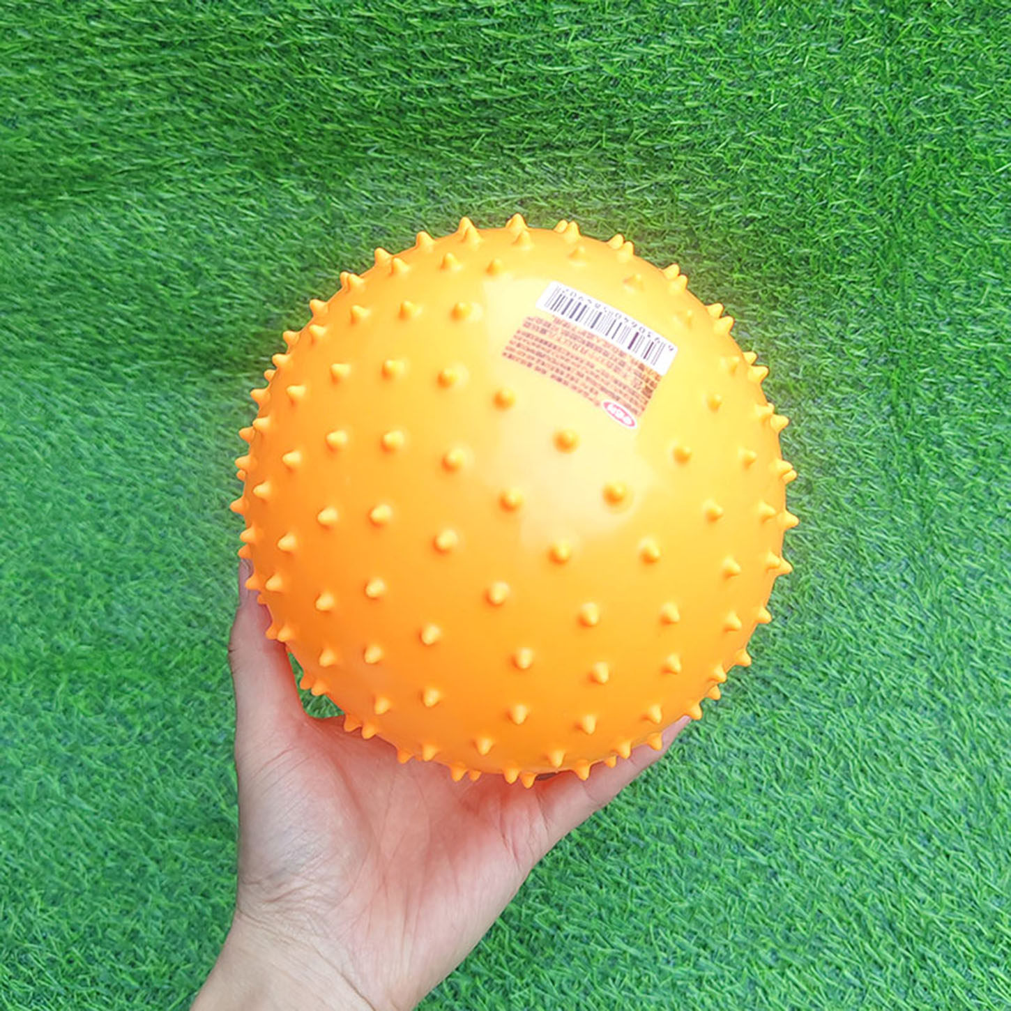 幼儿园8寸软按摩球玩具 儿童伊诺特马卡色刺刺球宝宝弹力拍拍皮球