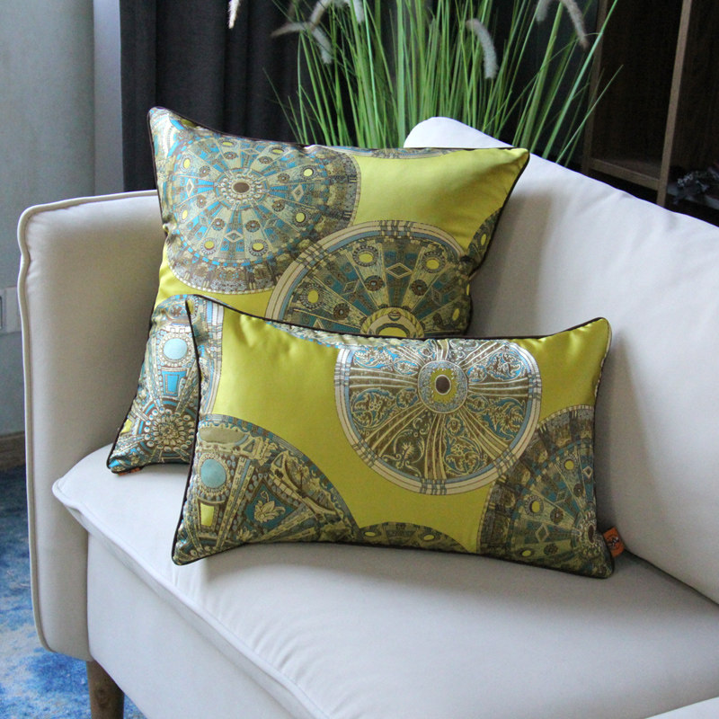 轻奢沙发靠垫抱枕套黄色靠背腰枕床头腰靠枕长方形客厅办公室夏季,居家布艺,腰靠垫,淘宝优惠券,粉丝福利购,淘宝优惠卷