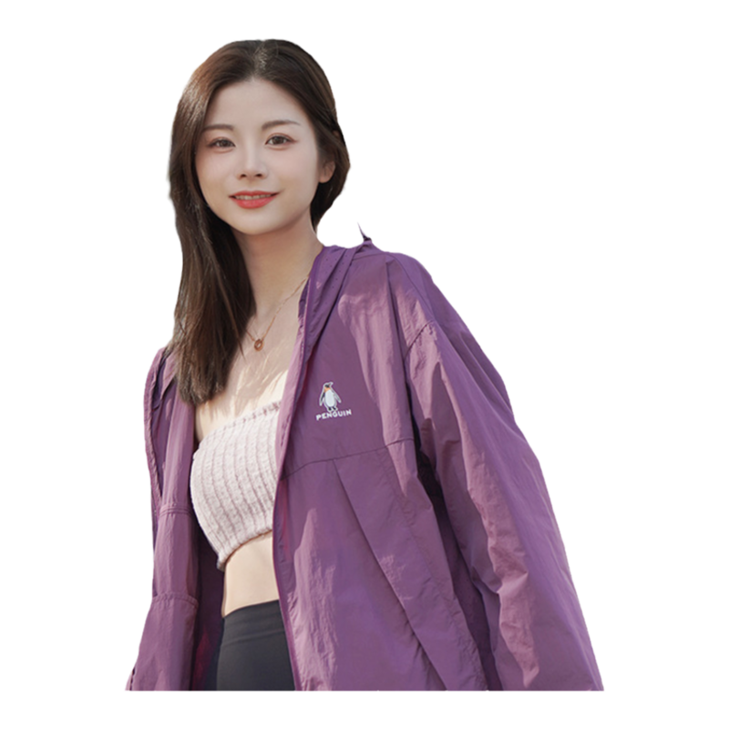 骆驼女装2025夏季户外皮肤衣防晒服外套女