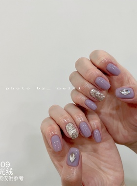 韩国本土Think of nail TS1009色号浅透紫色贵妇 高端 新品包邮