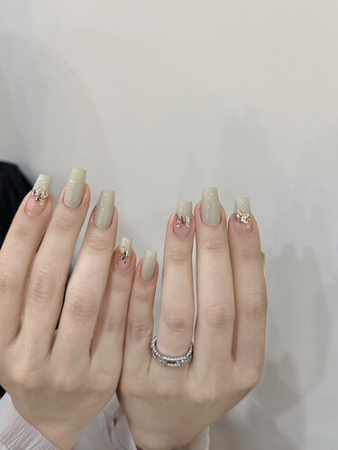 YA gel N-050 罐装甲油胶 奶昔绿显白光疗甲油胶 5g 鸭子胶