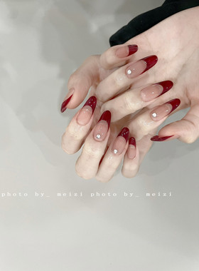 YA gel N-030罐装甲油胶 红色显白光疗甲油胶 5g