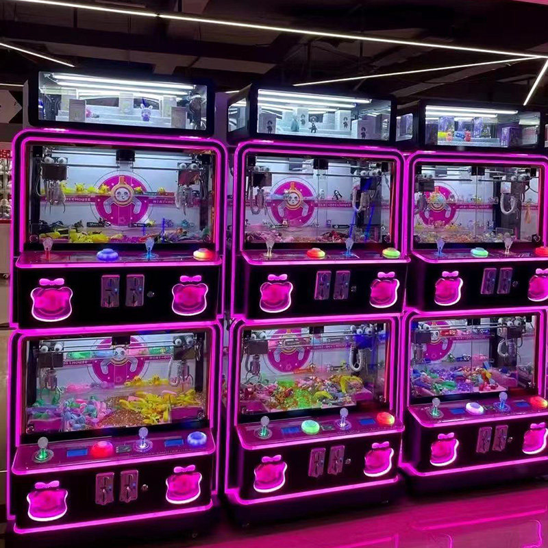 娃娃机公仔礼品机迷你夹公仔机