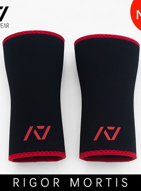 A7护膝7毫米PRO红色黎明套膝深蹲硬拉卧推力量举护腿健身IPF