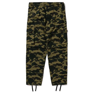 BAPE 休闲裤 迷彩多口袋直筒工装裤 日本代购 1ST CAMO 6 POCKET