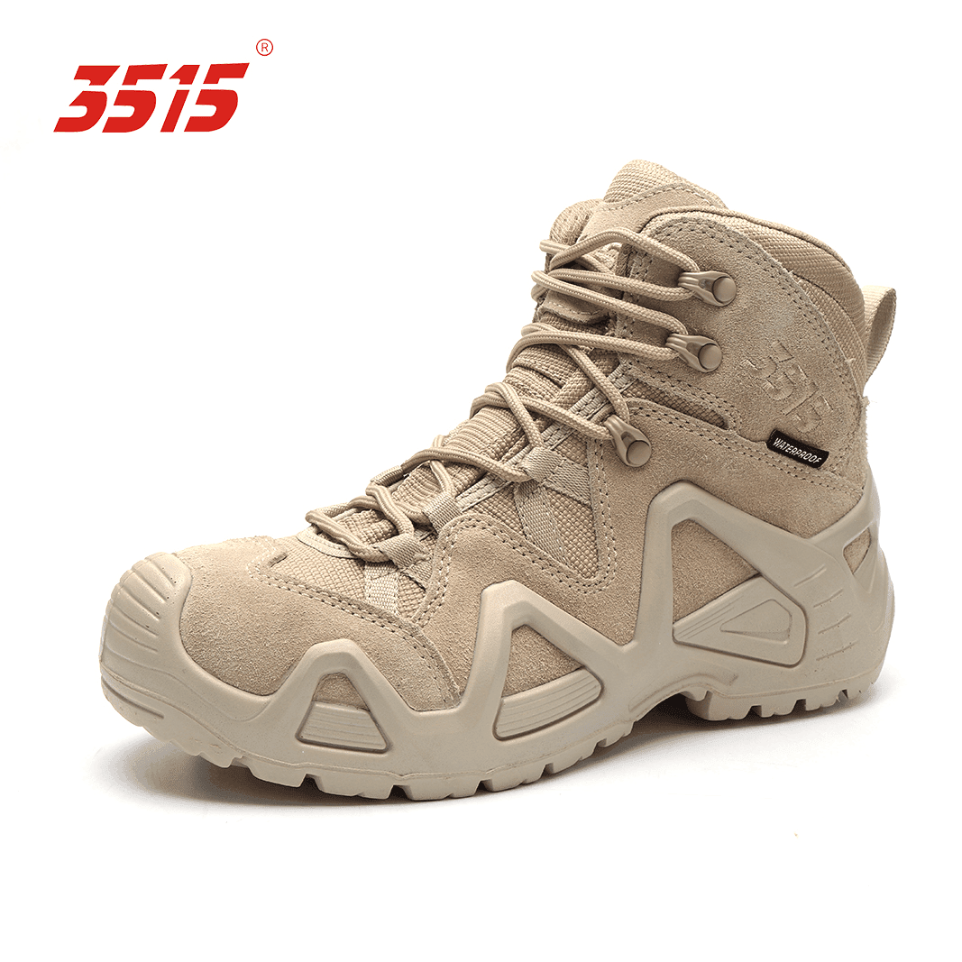 3515中帮男士户外徒步鞋轻便四季款运动登山鞋防水耐磨防穿刺男靴