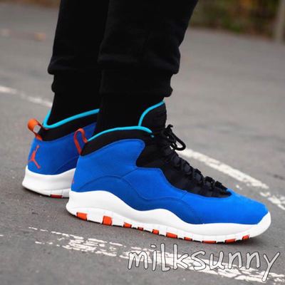 蓝麂皮宝蓝篮球鞋310805-408