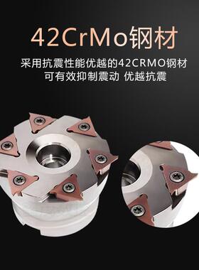 内孔卡簧槽铣刀盘SMP05浅沟槽铣刀杆内环密封槽槽铣刀盘T型刀