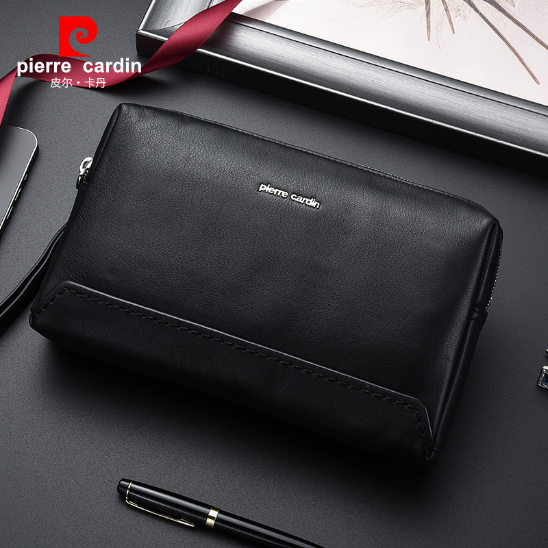 皮尔卡丹男士真皮手包商务大容量密码锁手拿包牛皮休闲手抓包,箱包皮具/热销女包/男包,男士包袋,淘宝优惠券,粉丝福利购,淘宝优惠卷