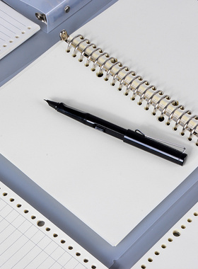 维克多利b5活页本芯网格康奈尔空白本子a5单面a4笔记本子替芯可拆卸学生扣环思维导图横线方格格子替换内页夹