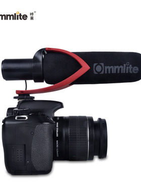 COMICA超心型指向电容式麦克风 V30 专用于摄像会议采访等红色