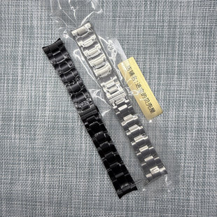 代用原装美度舵手表带钢带M005430a橙舵钢表带M005精钢带22mm表链