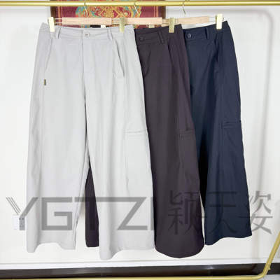 菲玛掂250037-1正品2025秋季新专柜百搭休闲裤直筒裤工装裤女裤