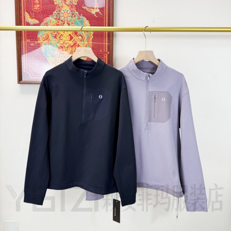 菲玛掂秋季立领半拉链显瘦卫衣