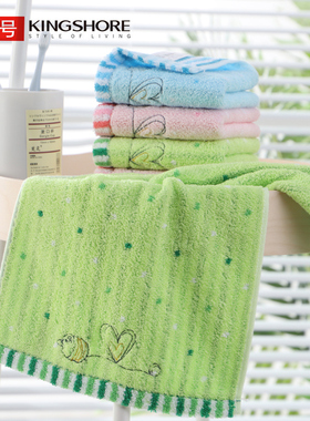 金号纯棉儿童洗脸毛巾全棉女士小孩洗澡柔软吸水小毛巾JYT1202