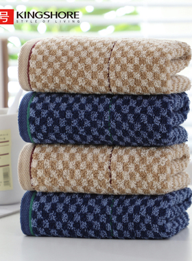 金号纯棉家用成人男女洗脸毛巾全棉中号毛巾60*30柔软吸水G1743