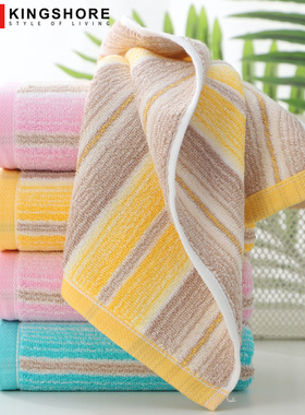 金号纯棉家用成人男女洗脸毛巾全棉情侣洗澡面巾柔软吸水GA1085A