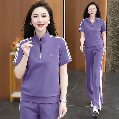 时尚休闲运动套装女2026夏季新款