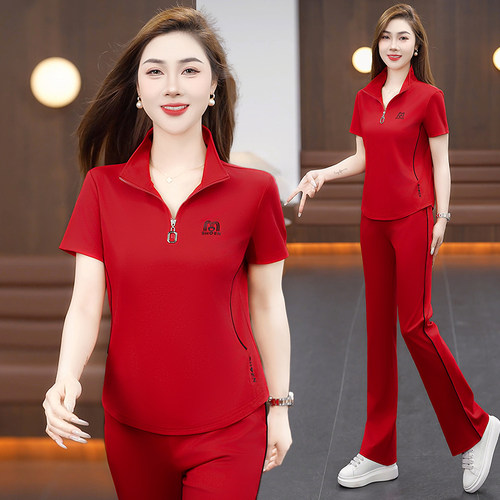运动装套装女夏季2026新款