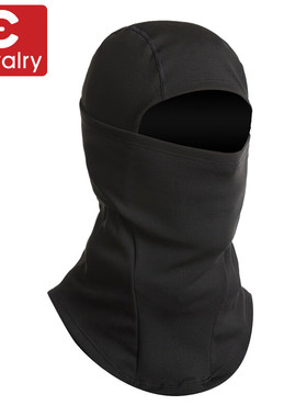 CAVALRY冬季保暖头套摩托车抓绒帽电动车自行车面罩防寒围脖骑行