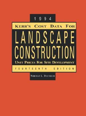 【预售】Kerr'S Cost Data Landscape Construction 1994,