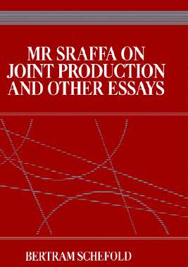 【预售】MR Sraffa on Joint Production and Other Essays
