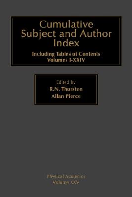 【预售】Cumulative Subject and Author Index, Including