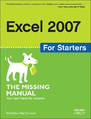【预售】Excel 2007 for Starters: The Missing Manual