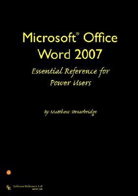 【预售】Microsoft Office Word 2007 Essential Reference for