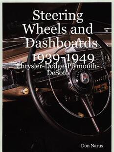 【预售】Steering Wheels and Dashboards 1939-1949 Chrysler