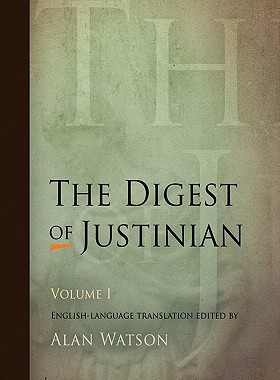 【预售】The Digest of Justinian, Volume 1
