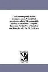 【预售】The Homoenopathic Pocket Companion: Or, a Simplified