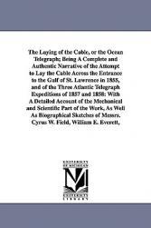 【预售】The Laying of the Cable, or the Ocean Telegraph;