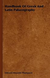 【预售】Handbook of Greek and Latin Palaeography