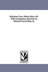 【预售】Selections from Walter Pater; Ed. with Introduction
