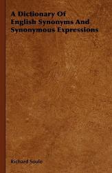 【预售】A Dictionary of English Synonyms and Synonymous
