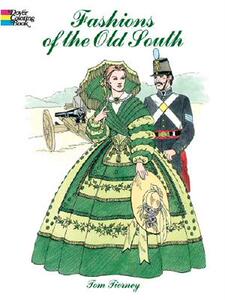【预售】Fashions of the Old South Coloring Book