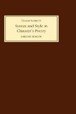 【预售】Syntax and Style in Chaucer's Poetry