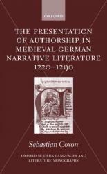 【预售】The Presentation of Authorship in Medieval German