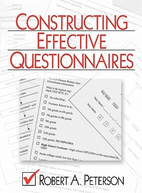 【预售】Constructing Effective Questionnaires