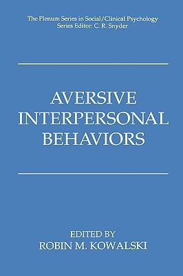 【预售】Aversive Interpersonal Behaviors