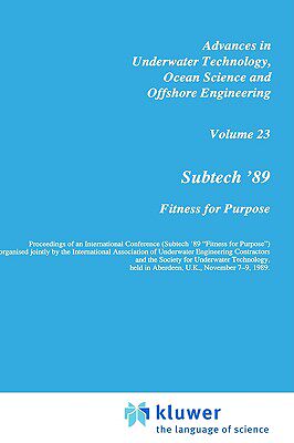 【预售】Subtech '89: Fitness for Purpose