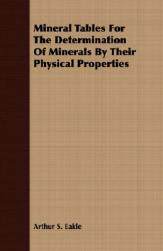 【预售】Mineral Tables for the Determination of Minerals by